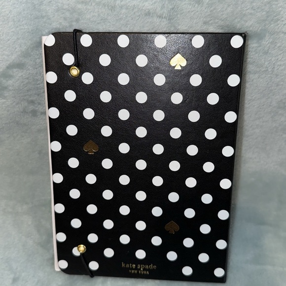 kate spade Black and White Polka Dot Address Book with Pen Set - Picture 7 of 10